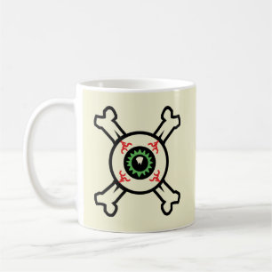 Eyeball and Crossbones Coffee Mug