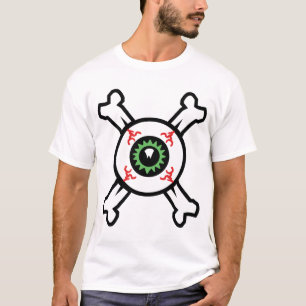 Eyeball and Crossbones for light backgrounds T-Shirt