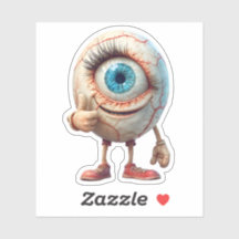 Eyeball Character Giving Thumbs Up, Funny Eyes