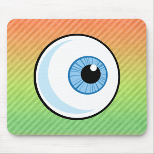 Eyeball design mouse pad