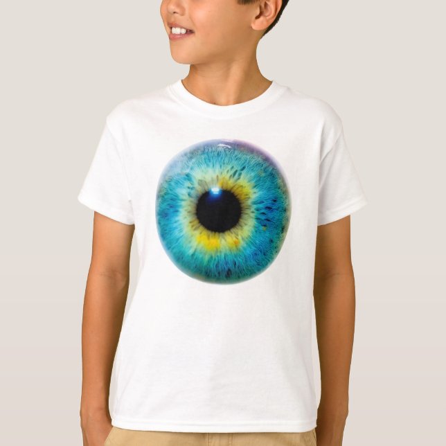 Eyeball Eye I Tee T-Shirt (Youth Medium) (Front)