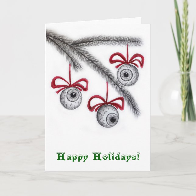 Eyeball Greetings! Holiday Card (Front)