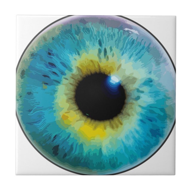 Eyeball - Iris Ceramic Tile (Front)