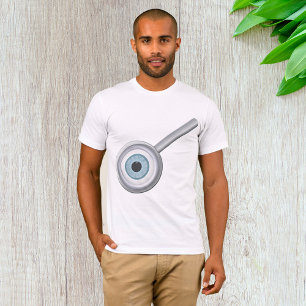 Eyeball Magnifying Glass Fun Eye Inspection T-Shirt