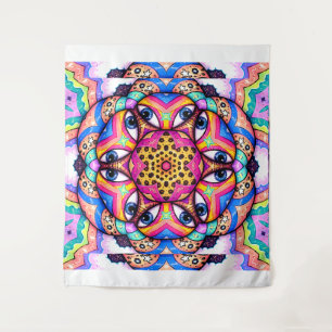 Eyeball Mandala Psychedelic Wall Tapestry