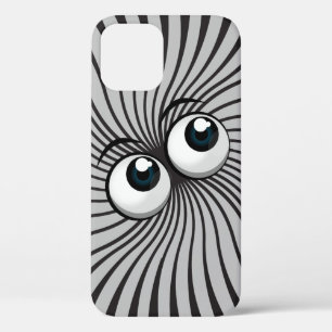 Eyeball Mania on grey iPhone 12 Case
