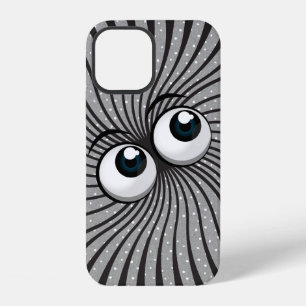Eyeball Mania on polka dots iPhone 12 Case