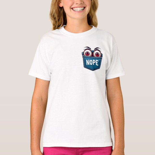Eyeballs onm pocket T-Shirt (Front)