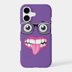 eyeballs with glasses and mouth