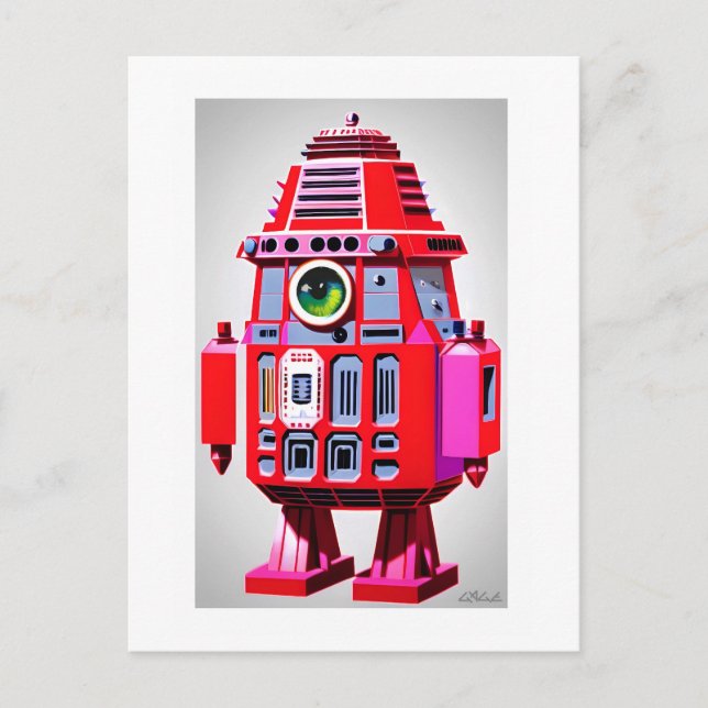 Eyebotics Ken Gauge Sci-Fi Postcard (Front)