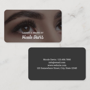 Eyebrow Brows Microblading Business Card