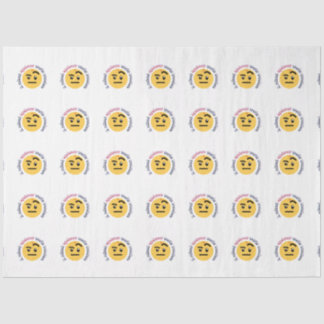 Eyebrow Sass: A Raised Eyebrow Works Wonders Tissue Paper