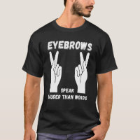 Eyebrows Speaker Louder Sign Language ASL Teacher 