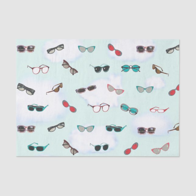 Eyeglass and Sunglasses Tissue Paper (Front)