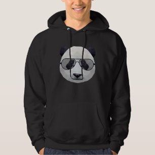 Eyeglasses Panda Bear Shrub Spirit Animal Giant Ro Hoodie