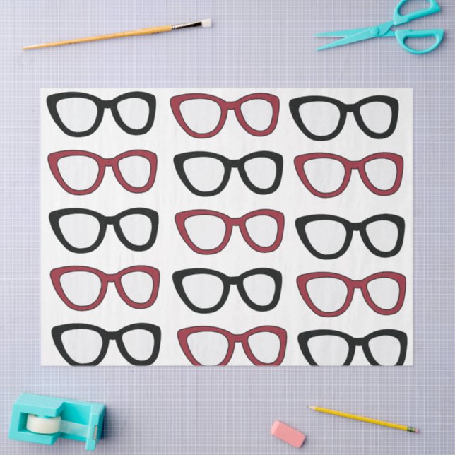 Eyeglasses Spectacles Specs Glasses Optician  Tissue Paper (Craft)
