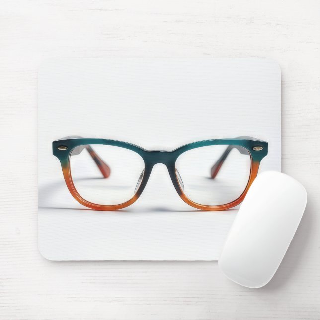 Eyeglasses With Bifocals Mouse Pad (With Mouse)