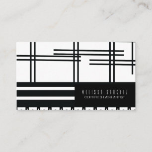Eyelash Artist Extensions Makeup Artist Abstract Business Card