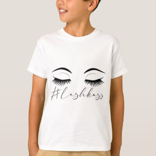 Eyelash Boss Eyelash Extension Beauty Salon Girl L T-Shirt