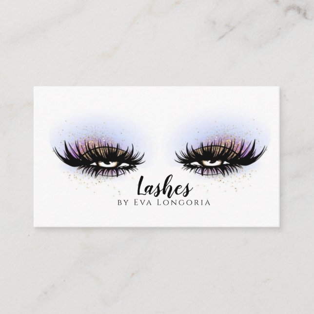 Eyelash extension / Lash maker Business Card (Front)