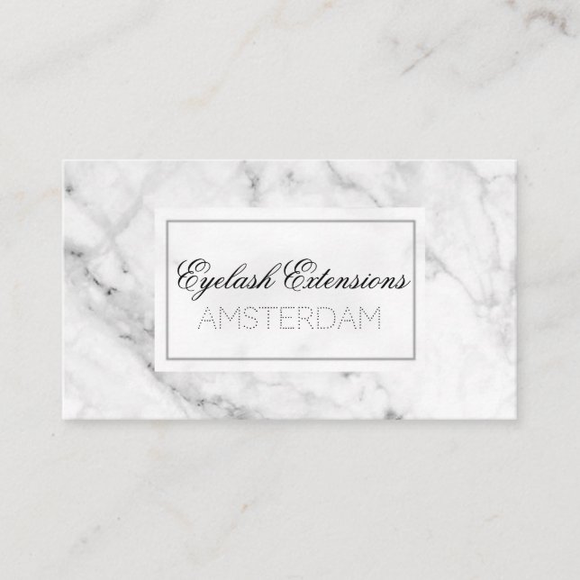 Eyelash Extensions Business Card (Front)