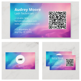 Eyelash Lash Tech Business Card