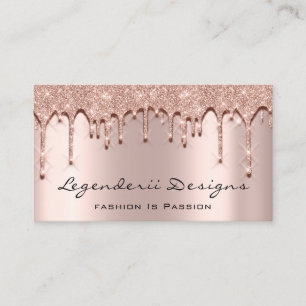 Eyelash Lashes Glitter 3D Effect Aesthetician Business Card