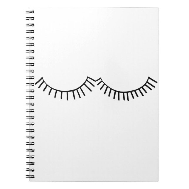 Eyelash Notebook (Front)