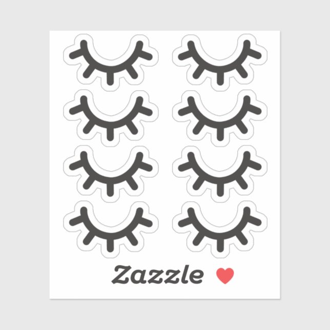 Eyelash stickers (Sheet)