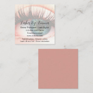 Eyelash Stylist Trendy Budget Business Cards