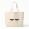 Eyelash Tote Bag