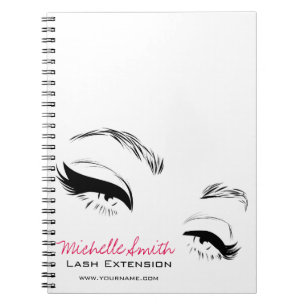 Eyelashes brows Permanent Makeup Artist Eyes Lash Notebook