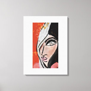 Eyelashes canvas print