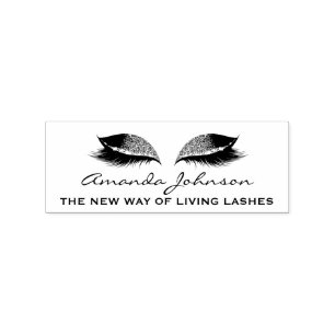Eyelashes Extension Makeup Artist Beauty Salon Rubber Stamp