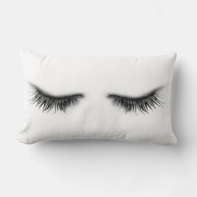Eyelashes Lumbar Cushion (Front)
