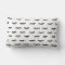 Eyelashes lumbar throw pillow cushion