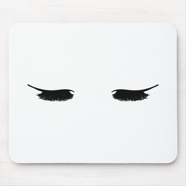 Eyelashes Modern Chic Mousepad (Front)
