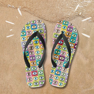 Eyes all seeing sight good looking zany quirky thongs