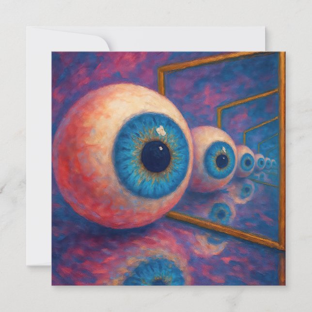 “Eyes Beyond Forever" - A Surreal Portrait (Front)
