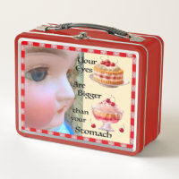 Eyes Bigger than Stomach Lunchbox