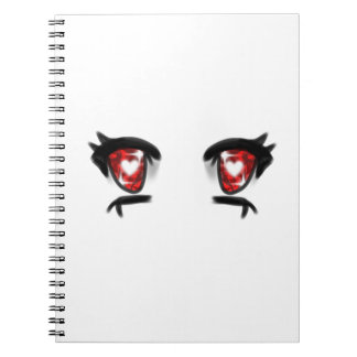 Eyes Girl Drawing Notebook