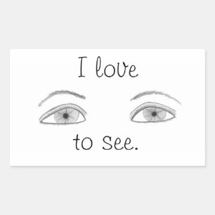 Eyes - I love to see, stickers