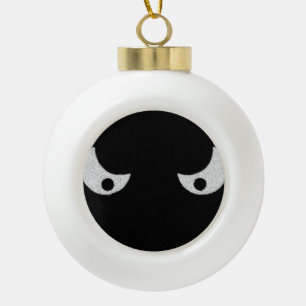 Eyes - In the dark Ceramic Ball Christmas Ornament