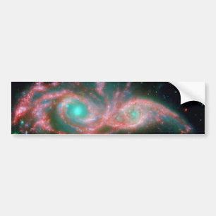 Eyes in the sky NGC 2207 NASA Bumper Sticker