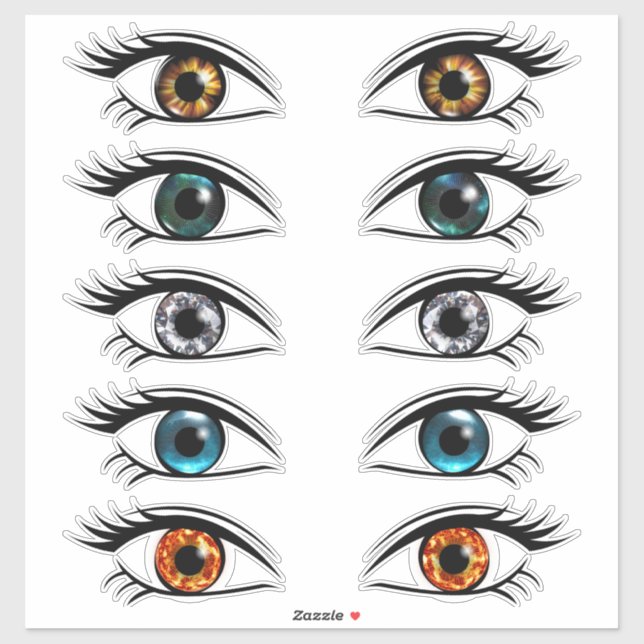 Eyes iris and eyelashes (Sheet)