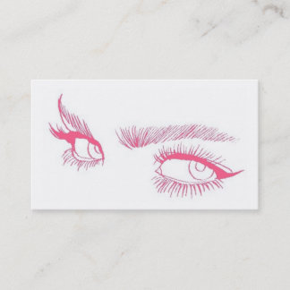Eyes Makeup Artist Business Card