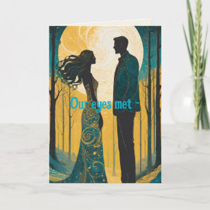 EYES MEET ANNIVERSARY/LOVE CARD