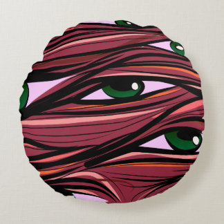 Eyes Monster Round Cushion