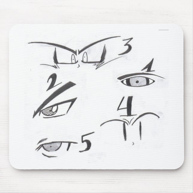 Eyes Mouse Pad (Front)
