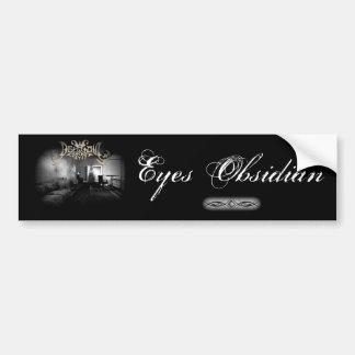 Eyes Obsidian Bumper Sticker